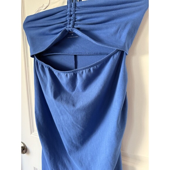 Ingrid & Isabel Blue Fitted Dress Bodycon Medium Spaghetti Straps Summer Party - Picture 2 of 8